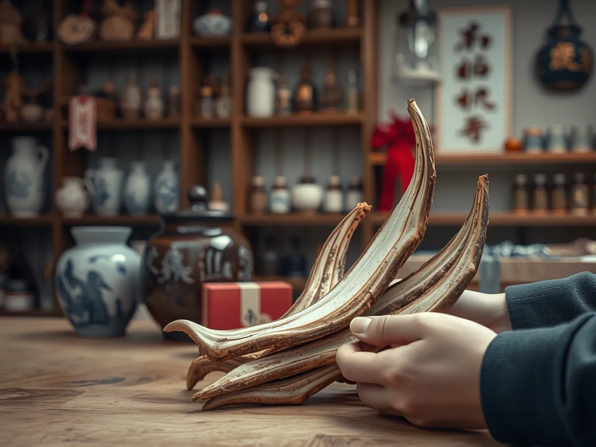 鹿茸片产品展示